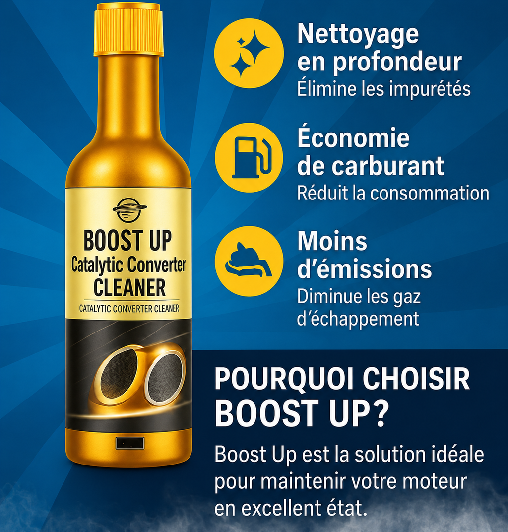 L'économiseur de Carburant Boost Up- Nettoyant pour catalyseur